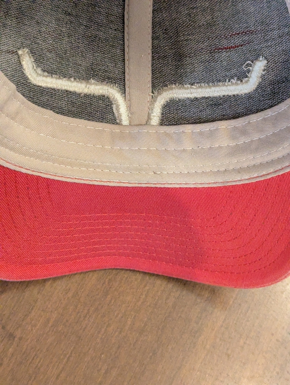Kimes Ranch Trucker Hat Coral White Mesh Snapback Western Cap Adjustable - Picture 6 of 6